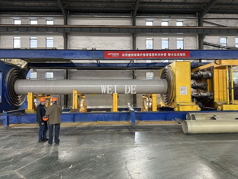 Countinue Filament Winding FRP Pipe Produciton Line